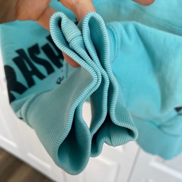HUF x Thrasher Hoodie Size L Light Teal - Picture 4 of 13
